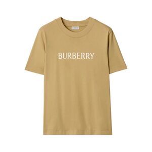 Burberry Women Logo Cotton T-Shirt